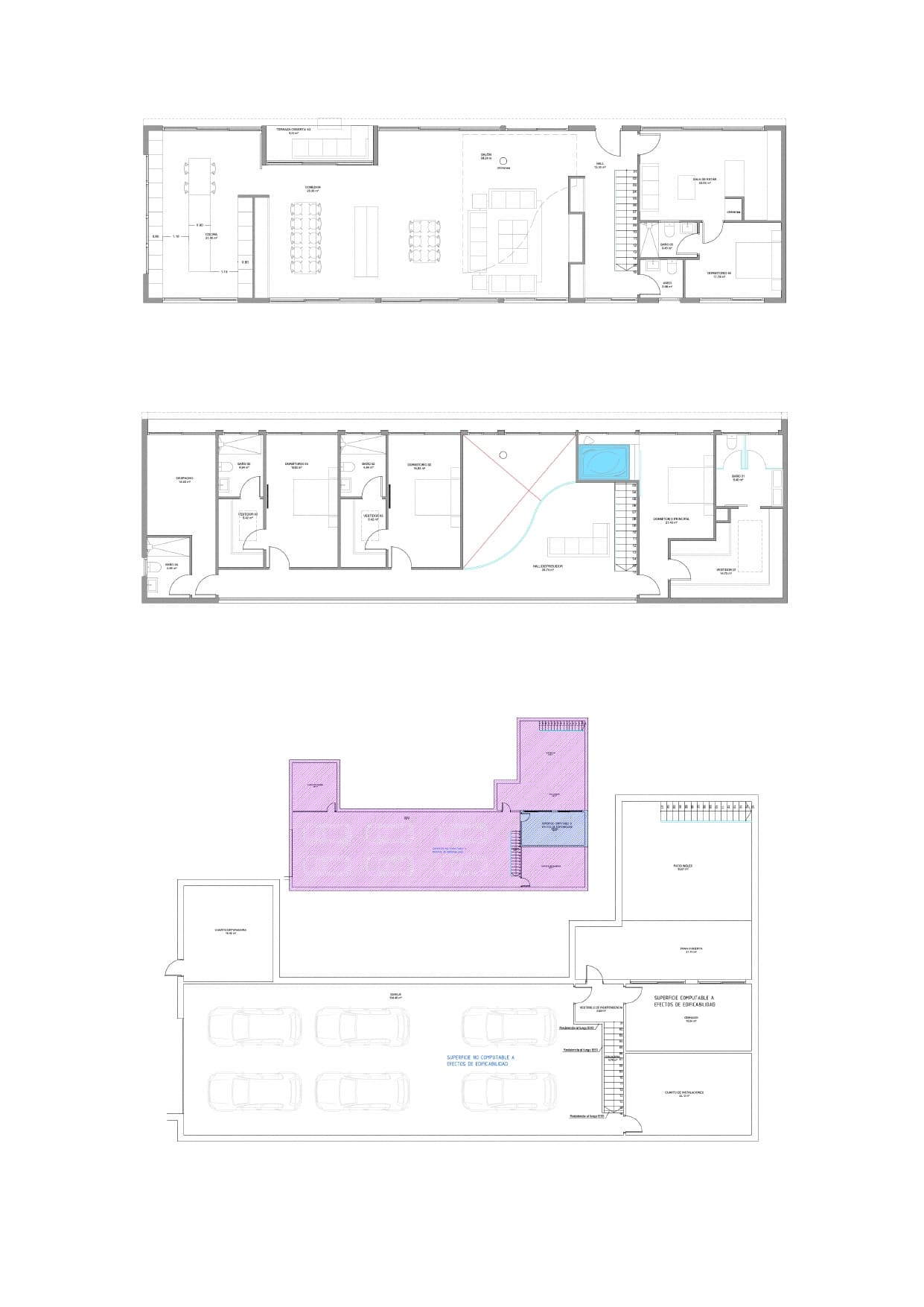 Plano Proyecto Las Rozas (Madrid): 393 m² diseñados a medida